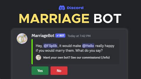 marriage bot discord|Matchmaker 